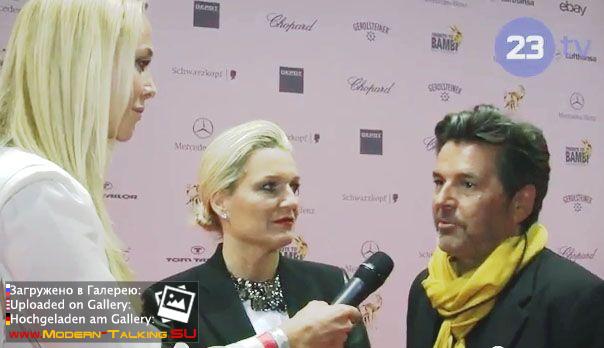 17 10 2013 Thomas Anders and Claudia Anders arrive at Tribute To Bambi at Station