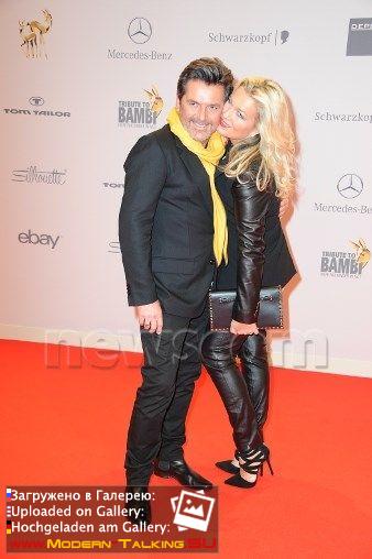 17 10 2013 Thomas Anders and Claudia Anders arrive at Tribute To Bambi at Station
