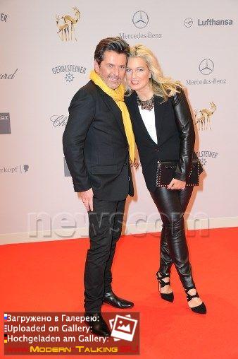 17 10 2013 Thomas Anders and Claudia Anders arrive at Tribute To Bambi at Station