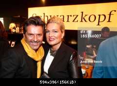 17 10 2013 Thomas Anders and Claudia Anders arrive at Tribute To Bambi at Station