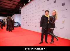 17 10 2013 Thomas Anders and Claudia Anders arrive at Tribute To Bambi at Station