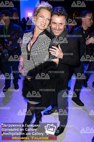 20.01.2015 Thomas Anders and Claudia Fashion Week-Berlin