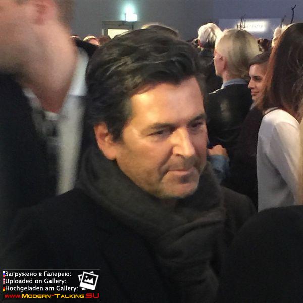 20.01.2015 Thomas Anders and Claudia Fashion Week-Berlin