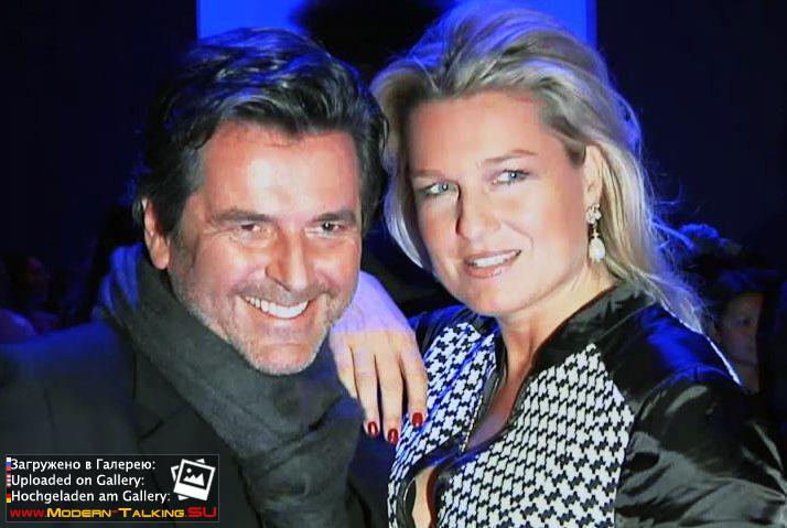 20.01.2015 Thomas Anders and Claudia Fashion Week-Berlin