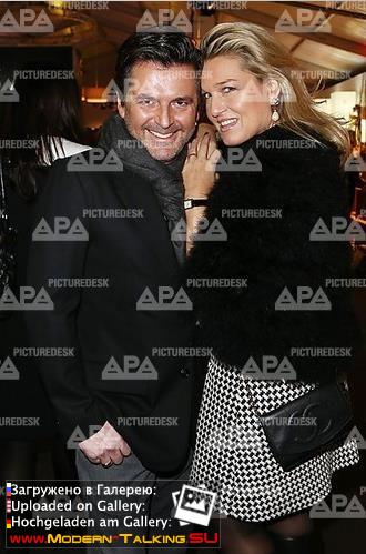 20.01.2015 Thomas Anders and Claudia Fashion Week-Berlin