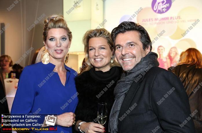 20.01.2015 Thomas Anders and Claudia Fashion Week-Berlin