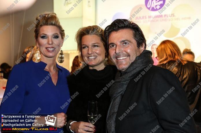 20.01.2015 Thomas Anders and Claudia Fashion Week-Berlin
