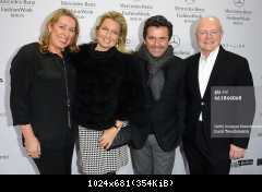 20.01.2015 Thomas Anders and Claudia Fashion Week-Berlin