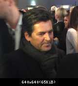20.01.2015 Thomas Anders and Claudia Fashion Week-Berlin