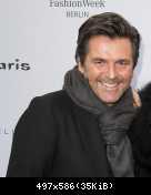 20.01.2015 Thomas Anders and Claudia Fashion Week-Berlin