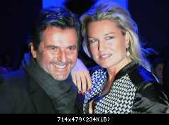 20.01.2015 Thomas Anders and Claudia Fashion Week-Berlin