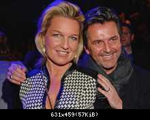 20.01.2015 Thomas Anders and Claudia Fashion Week-Berlin