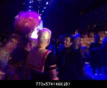 20.01.2015 Thomas Anders and Claudia Fashion Week-Berlin