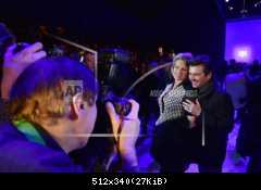 20.01.2015 Thomas Anders and Claudia Fashion Week-Berlin