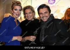 20.01.2015 Thomas Anders and Claudia Fashion Week-Berlin