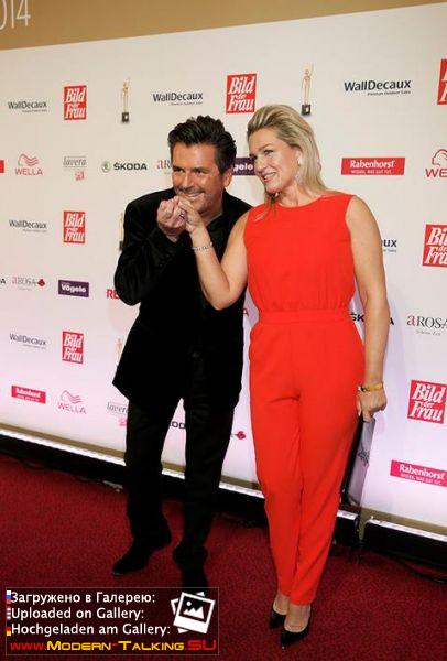 20.11.2014 Thomas Anders,Claudia Goldene Bild Der Frau' Award