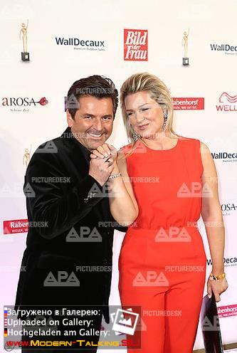 20.11.2014 Thomas Anders,Claudia Goldene Bild Der Frau' Award