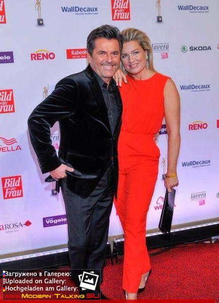 20.11.2014 Thomas Anders,Claudia Goldene Bild Der Frau' Award