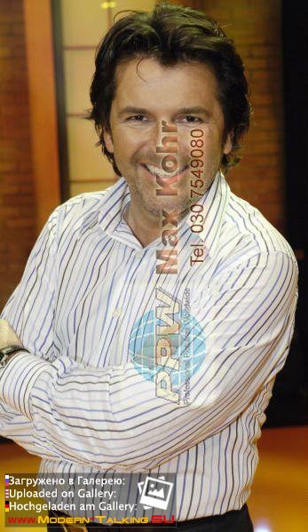 23.01.2006 Томас Андерс фотосессия Pressekonferenz von Kabel 1 in Hamburg.