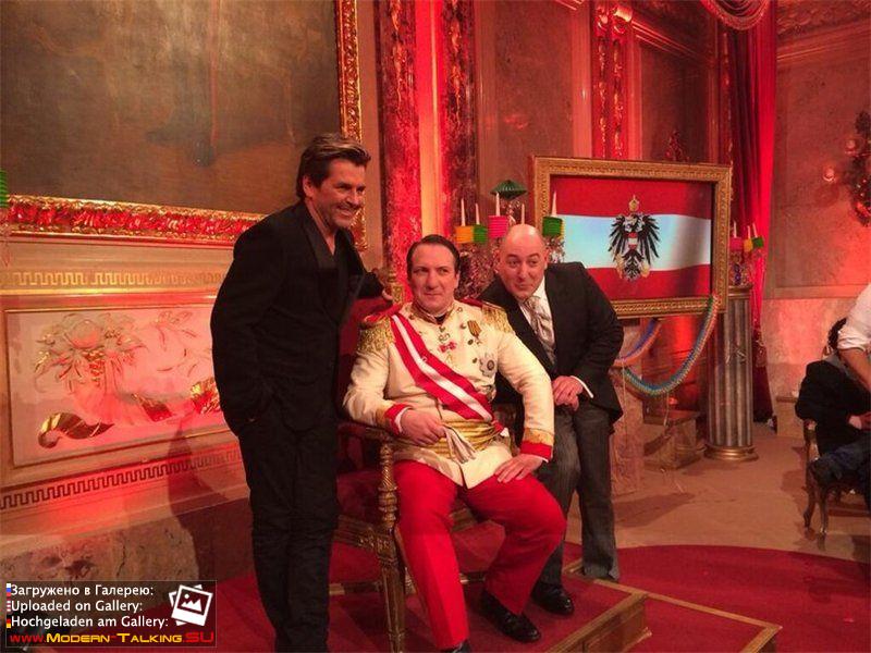 21.02.2014 на съемках передачи Wir Sind Kaiser