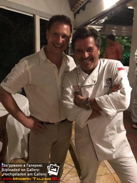 23.08.2017 Thomas Anders Casa Colonial Ibiza ужин с Томасом