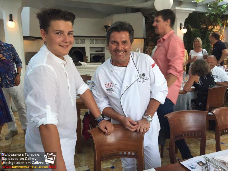 23.08.2017 Thomas Anders Casa Colonial Ibiza ужин с Томасом