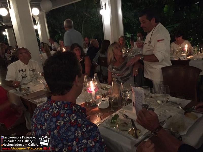 23.08.2017 Thomas Anders Casa Colonial Ibiza ужин с Томасом