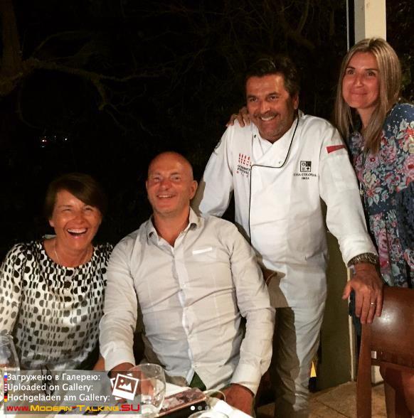 23.08.2017 Thomas Anders Casa Colonial Ibiza ужин с Томасом