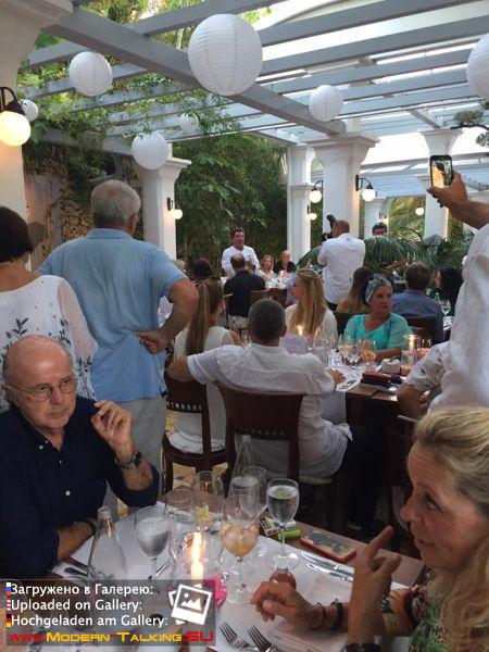 23.08.2017 Thomas Anders Casa Colonial Ibiza ужин с Томасом