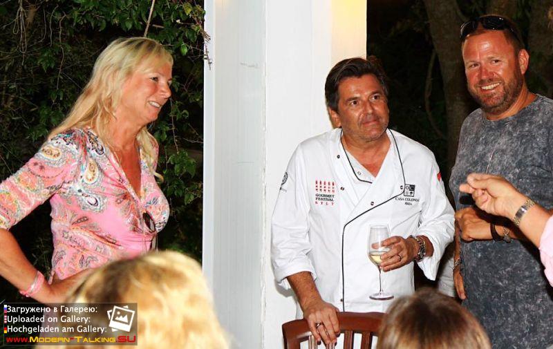 23.08.2017 Thomas Anders Casa Colonial Ibiza ужин с Томасом