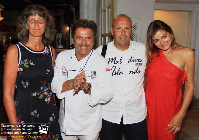 23.08.2017 Thomas Anders Casa Colonial Ibiza ужин с Томасом