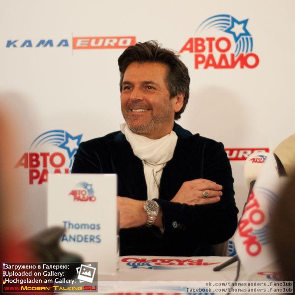 23.11.2013 Томас Андерс на пресс-конференции Авторадио