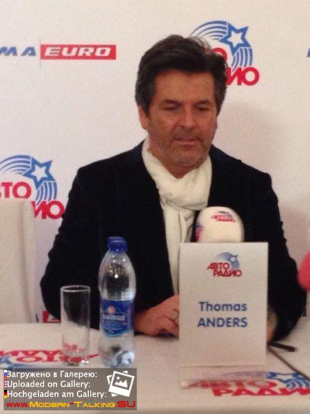 23.11.2013 Томас Андерс на пресс-конференции Авторадио