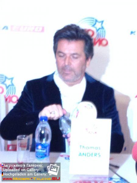 23.11.2013 Томас Андерс на пресс-конференции Авторадио