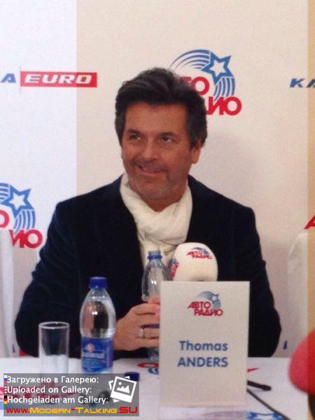 23.11.2013 Томас Андерс на пресс-конференции Авторадио