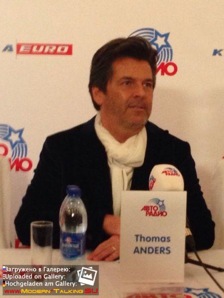 23.11.2013 Томас Андерс на пресс-конференции Авторадио