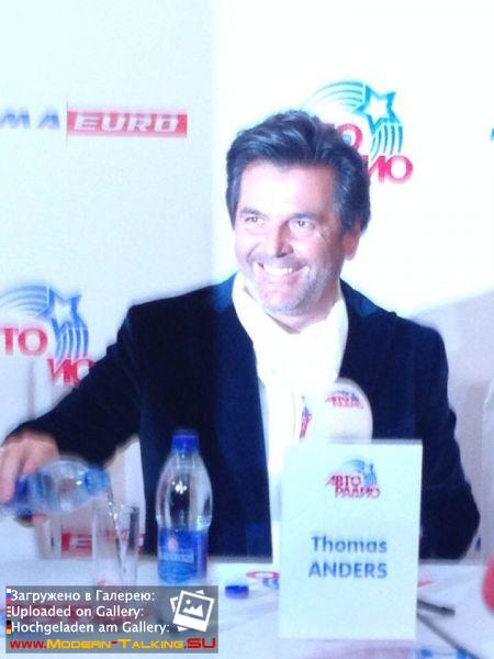 23.11.2013 Томас Андерс на пресс-конференции Авторадио