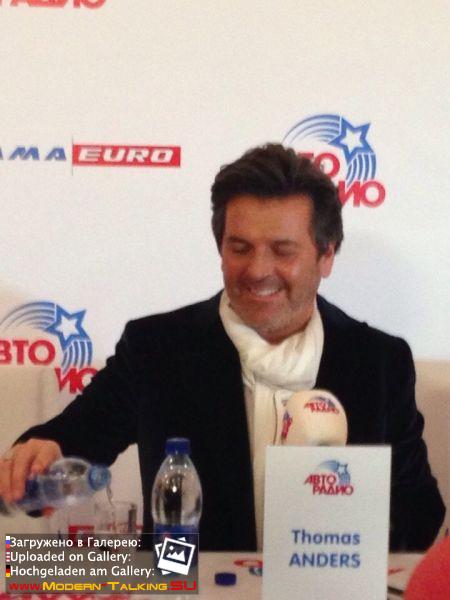 23.11.2013 Томас Андерс на пресс-конференции Авторадио