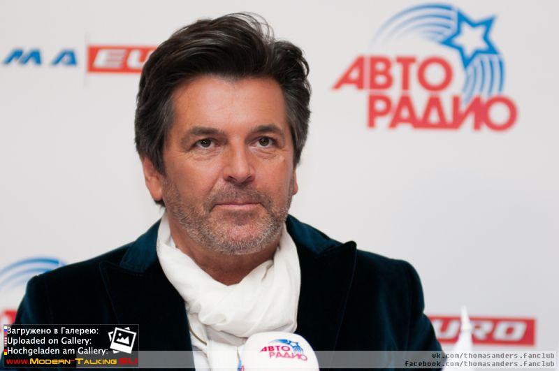 23.11.2013 Томас Андерс на пресс-конференции Авторадио