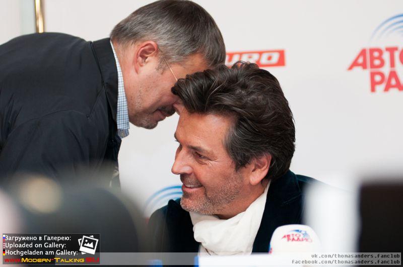 23.11.2013 Томас Андерс на пресс-конференции Авторадио