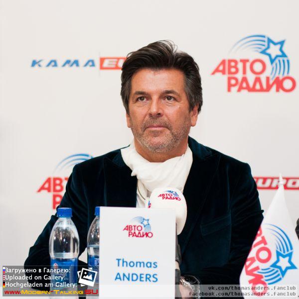 23.11.2013 Томас Андерс на пресс-конференции Авторадио