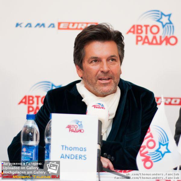 23.11.2013 Томас Андерс на пресс-конференции Авторадио