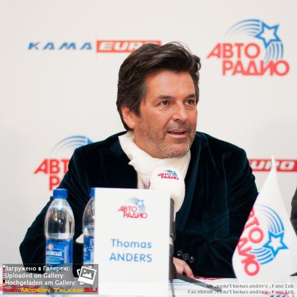 23.11.2013 Томас Андерс на пресс-конференции Авторадио