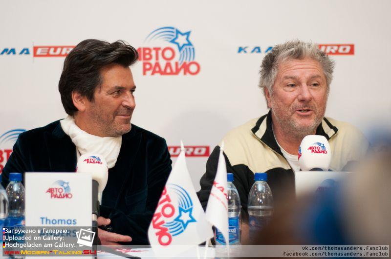 23.11.2013 Томас Андерс на пресс-конференции Авторадио