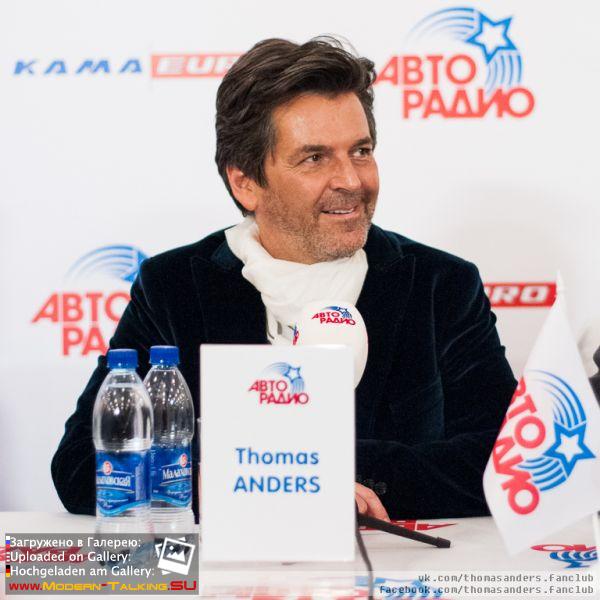 23.11.2013 Томас Андерс на пресс-конференции Авторадио