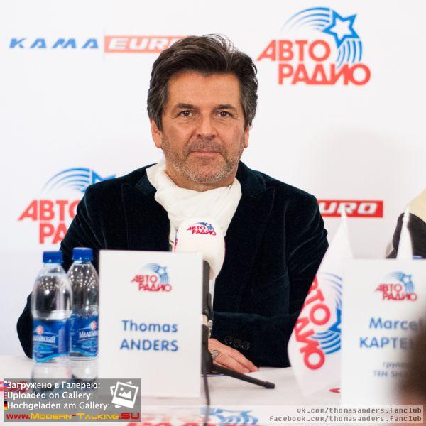 23.11.2013 Томас Андерс на пресс-конференции Авторадио