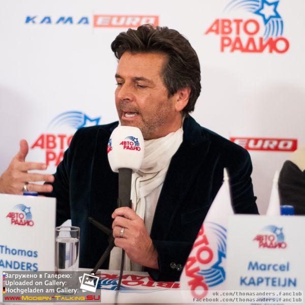 23.11.2013 Томас Андерс на пресс-конференции Авторадио