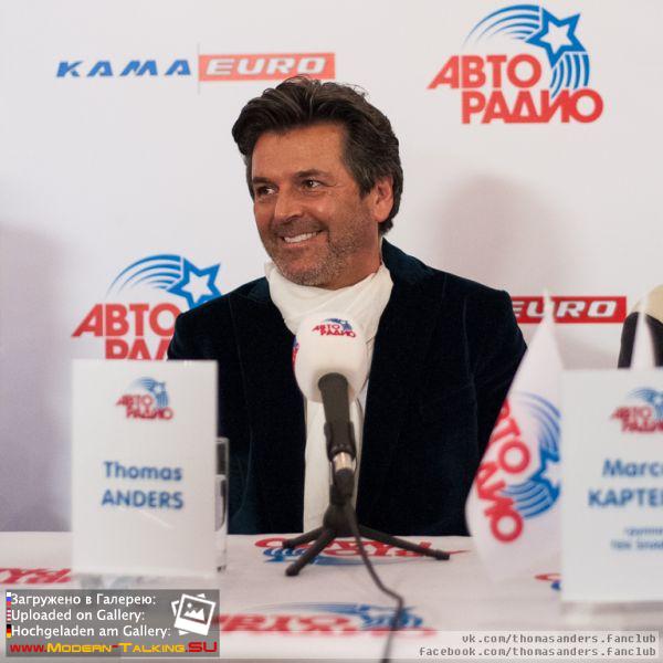 23.11.2013 Томас Андерс на пресс-конференции Авторадио