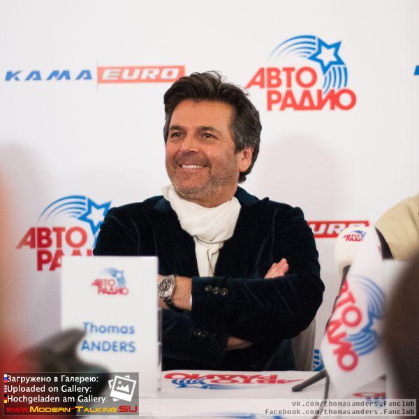 23.11.2013 Томас Андерс на пресс-конференции Авторадио