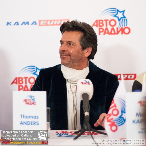 23.11.2013 Томас Андерс на пресс-конференции Авторадио